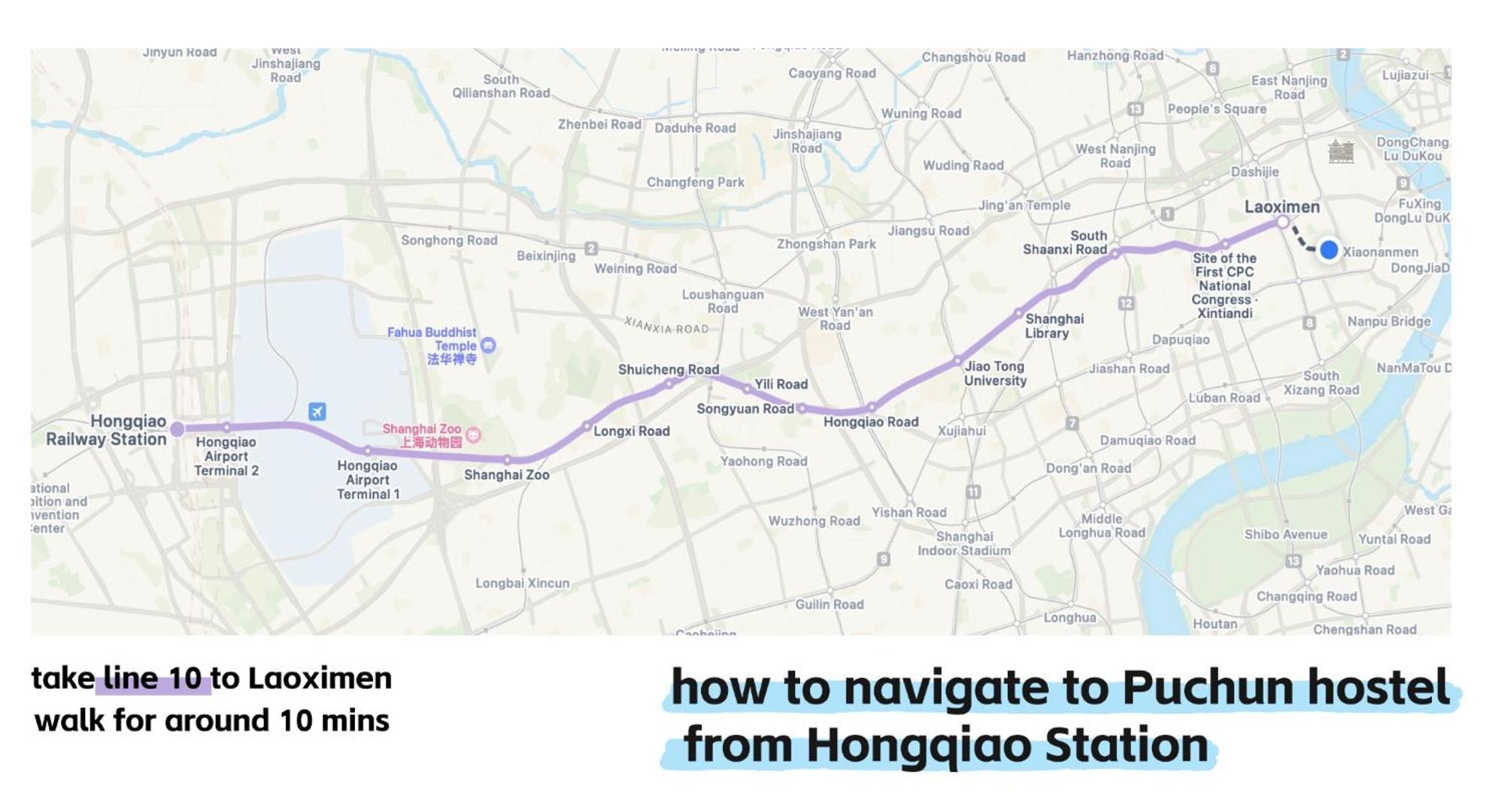Pu Chun International Hostel -Yugarden & Old Town Shanghai Exteriör bild
